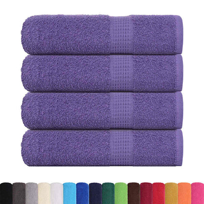 Shower Towels "FROGN" 4 pcs Purple 70x140 cm 360 gsm