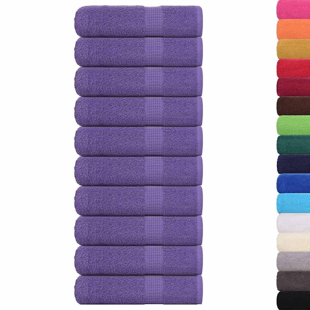 Shower Towels "FROGN" 10 pcs Purple 70x140 cm 360 gsm
