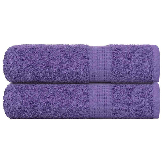 Bath Towels "FROGN" 2 pcs Purple 100x150 cm 360 gsm