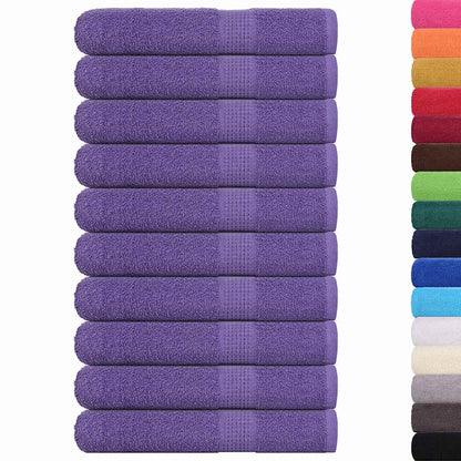 Towels "FROGN" 10 pcs Purple 100x200 cm 360 gsm