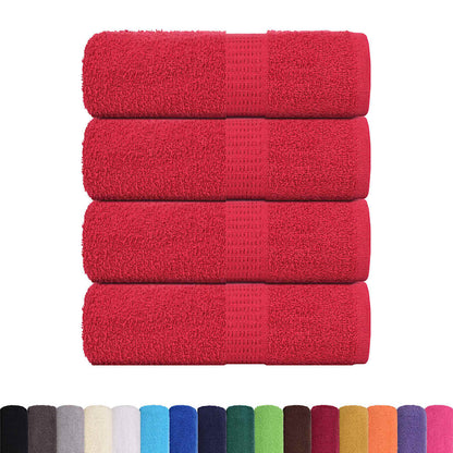 Wash Towels "FROGN" 4 pcs Red 30x30 cm 360 gsm