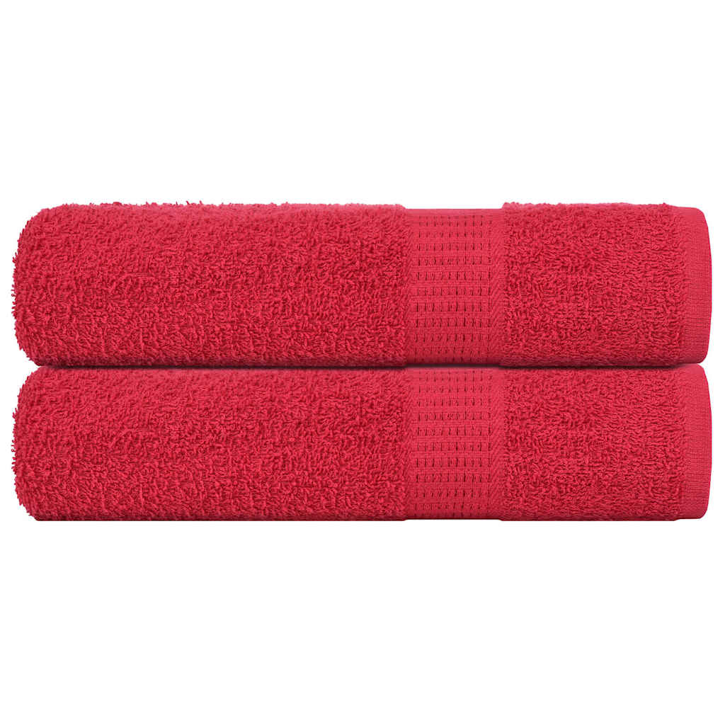 Shower Towels "FROGN" 2 pcs Red 70x140 cm 360 gsm