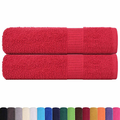Shower Towels "FROGN" 2 pcs Red 70x140 cm 360 gsm