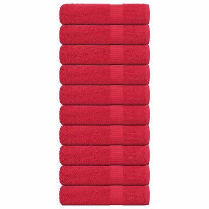 Bath Towels "FROGN" 10 pcs Red 100x150 cm 360 gsm