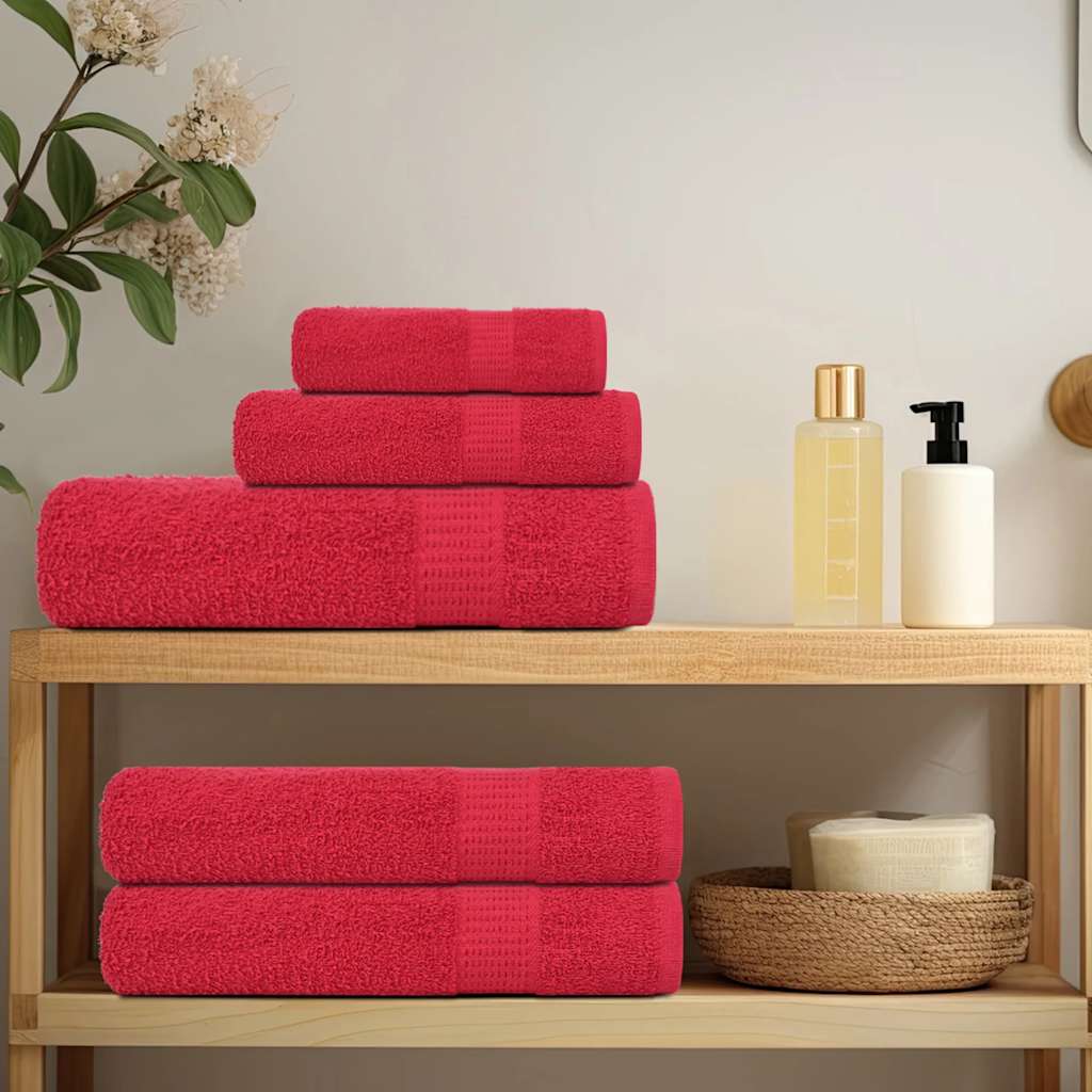 Sauna Towels "FROGN" 2 pcs Red 80x200 cm 360 gsm