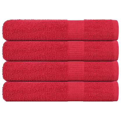 Sauna Towels "FROGN" 4 pcs Red 80x200 cm 360 gsm