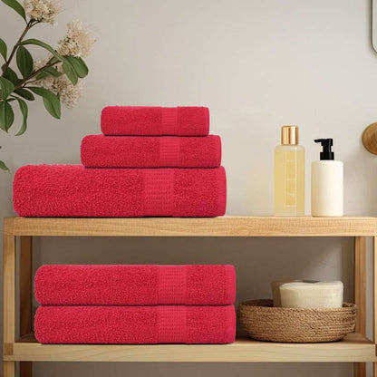 Sauna Towels "FROGN" 4 pcs Red 80x200 cm 360 gsm