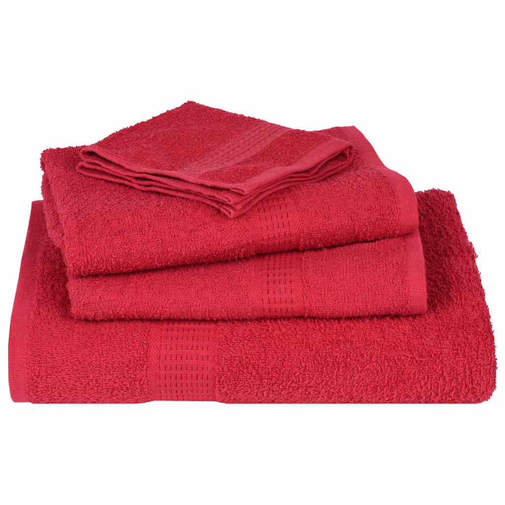 Sauna Towels "FROGN" 10 pcs Red 80x200 cm 360 gsm