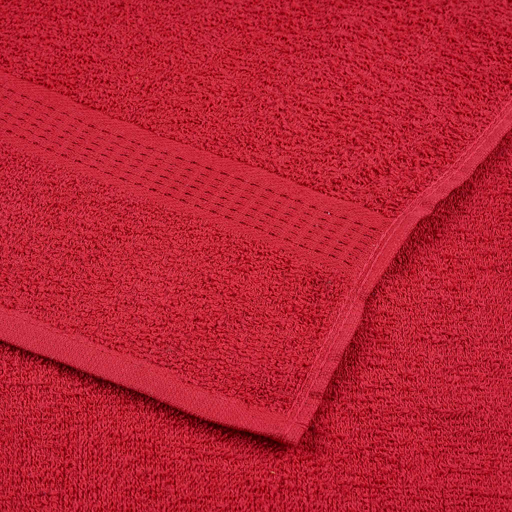 Towels 10 pcs "FROGN" Red 100x200 cm 100% Cotton