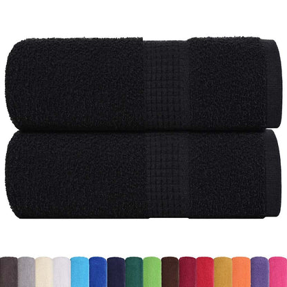Guest Towels "FROGN" 2 pcs Black 30x50 cm 360 gsm