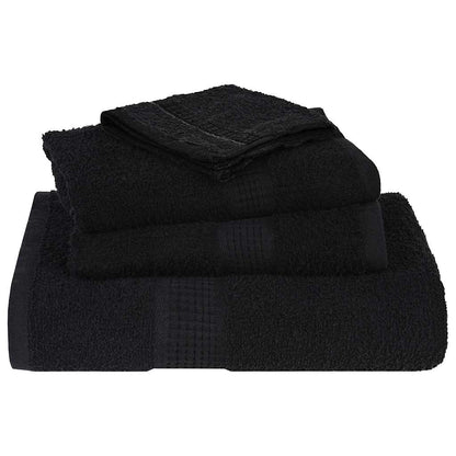 Hand Towels "FROGN" 10 pcs Black 50x100 cm 360 gsm