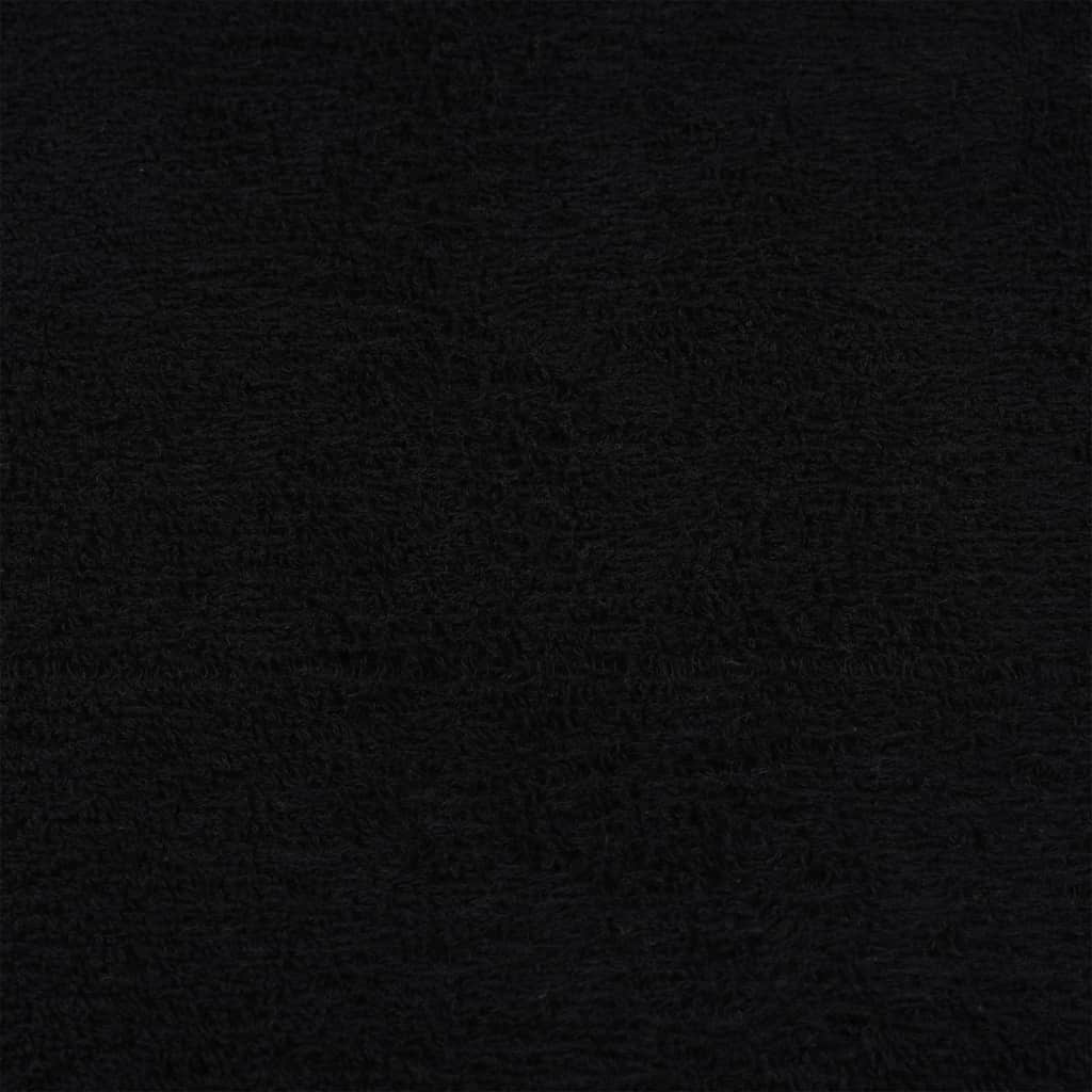 Hand Towels "FROGN" 10 pcs Black 50x100 cm 360 gsm