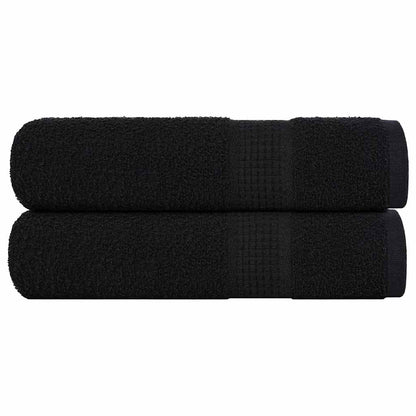 Shower Towels "FROGN" 2 pcs Black 70x140 cm 360 gsm
