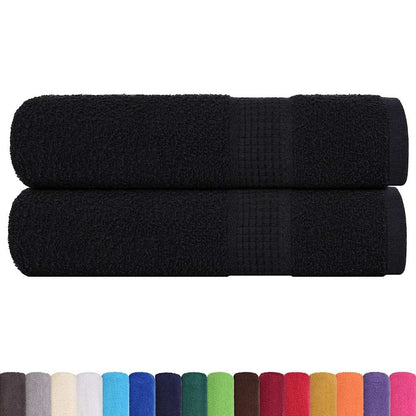 Shower Towels "FROGN" 2 pcs Black 70x140 cm 360 gsm