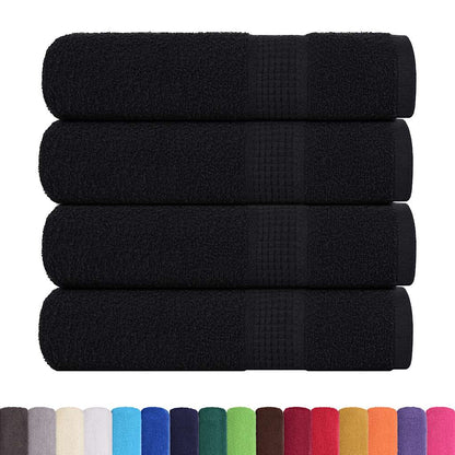 Shower Towels "FROGN" 4 pcs Black 70x140 cm 360 gsm