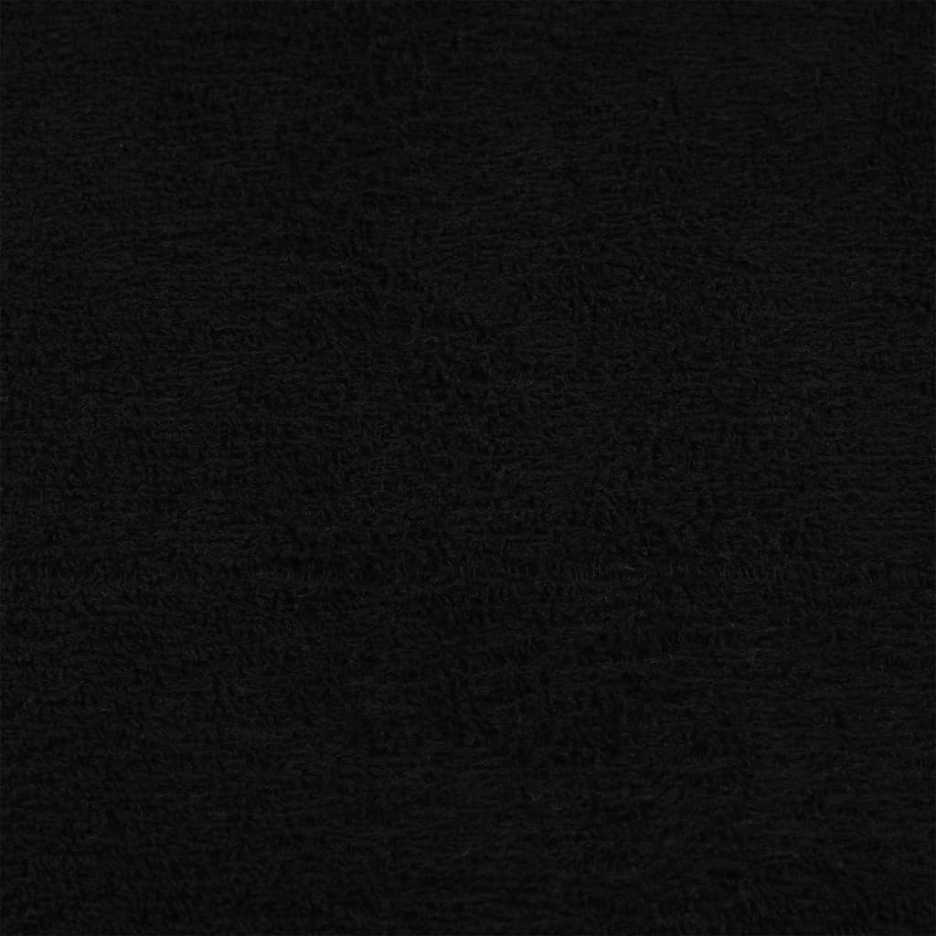Shower Towels "FROGN" 4 pcs Black 70x140 cm 360 gsm