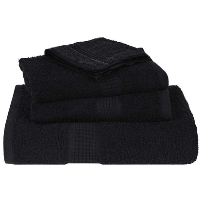 Shower Towels "FROGN" 10 pcs Black 70x140 cm 360 gsm