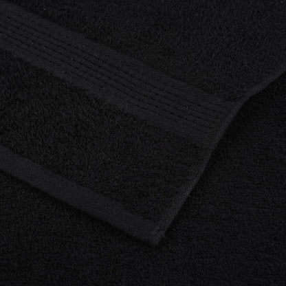 Bath Towels "FROGN" 4 pcs Black 100x150 cm 360 gsm