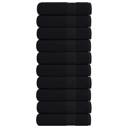 Bath Towels "FROGN" 10 pcs Black 100x150 cm 360 gsm