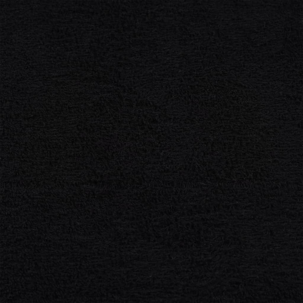 Sauna Towels "FROGN" 2 pcs Black 80x200 cm 360 gsm