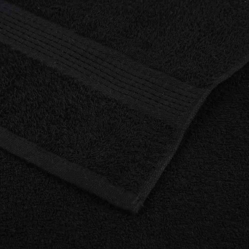 Towels "FROGN" 2 pcs Black 100x200 cm 360 gsm