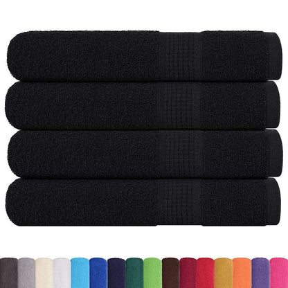Towels "FROGN" 4 pcs Black 100x200 cm 360 gsm