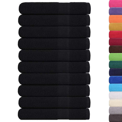 Towels "FROGN" 10 pcs Black 100x200 cm 360 gsm