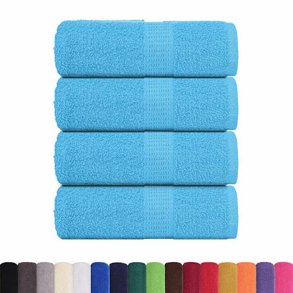 Guest Towels "FROGN" 4 pcs Turquoise 30x50 cm 360 gsm