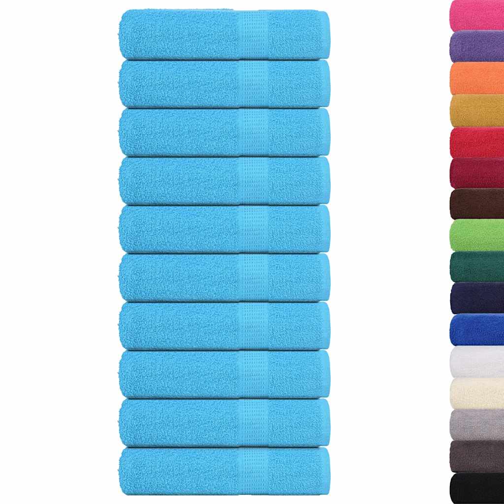 Shower Towels "FROGN" 10 pcs Turquoise 70x140 cm 360 gsm