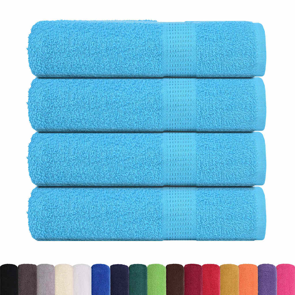 Bath Towels "FROGN" 4 pcs Turquoise 100x150 cm 360 gsm