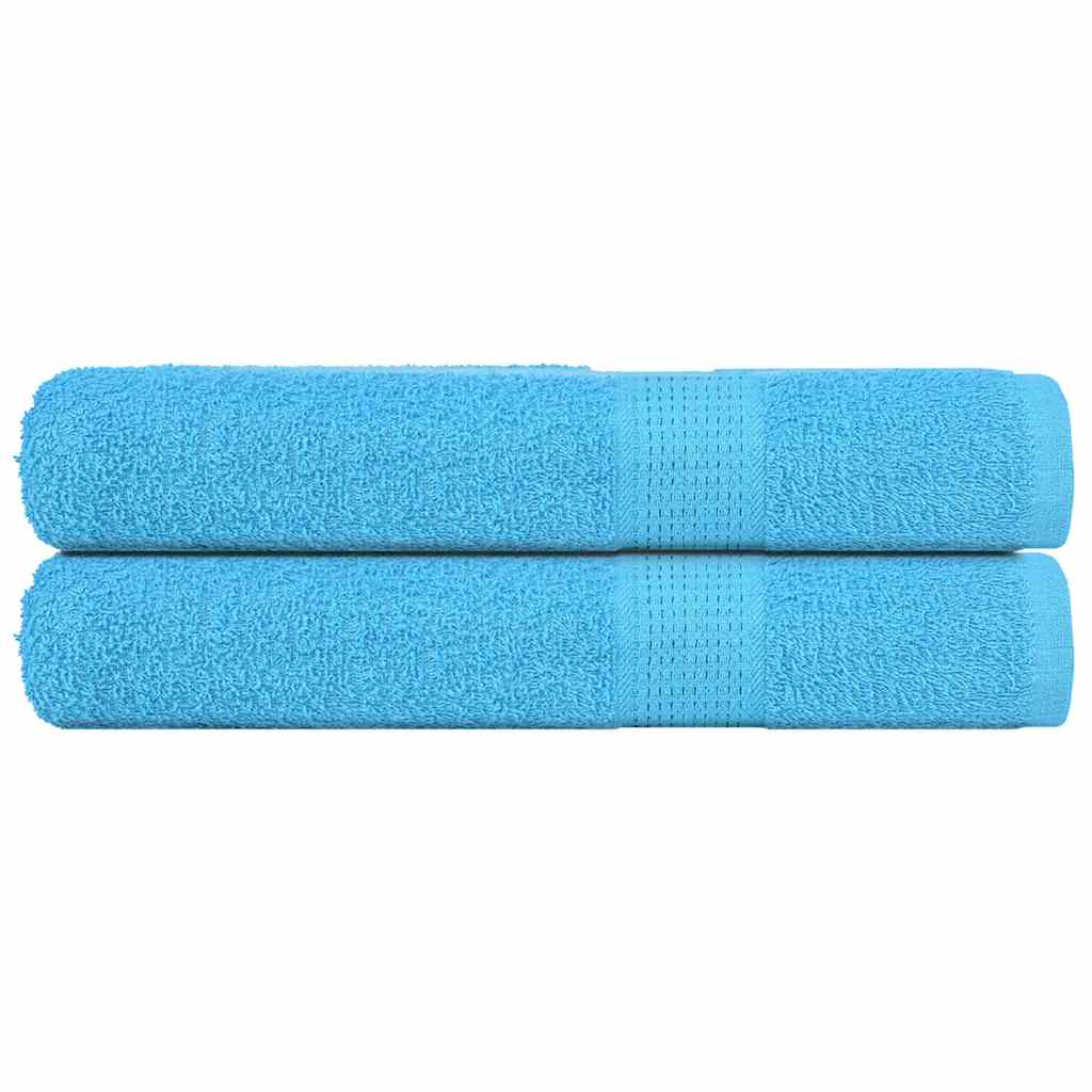 Sauna Towels "FROGN" 2 pcs Turquoise 80x200 cm 360 gsm