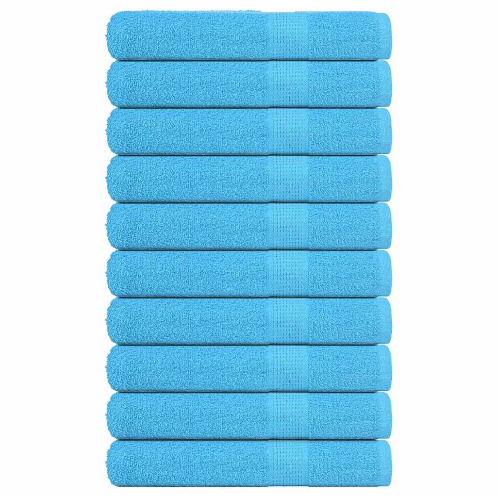 Sauna Towels "FROGN" 10 pcs Turquoise 80x200 cm 360 gsm