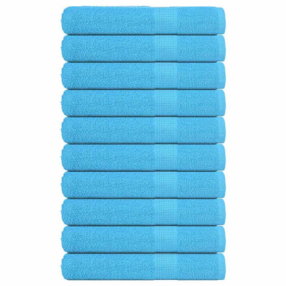 Sauna Towels "FROGN" 10 pcs Turquoise 80x200 cm 360 gsm