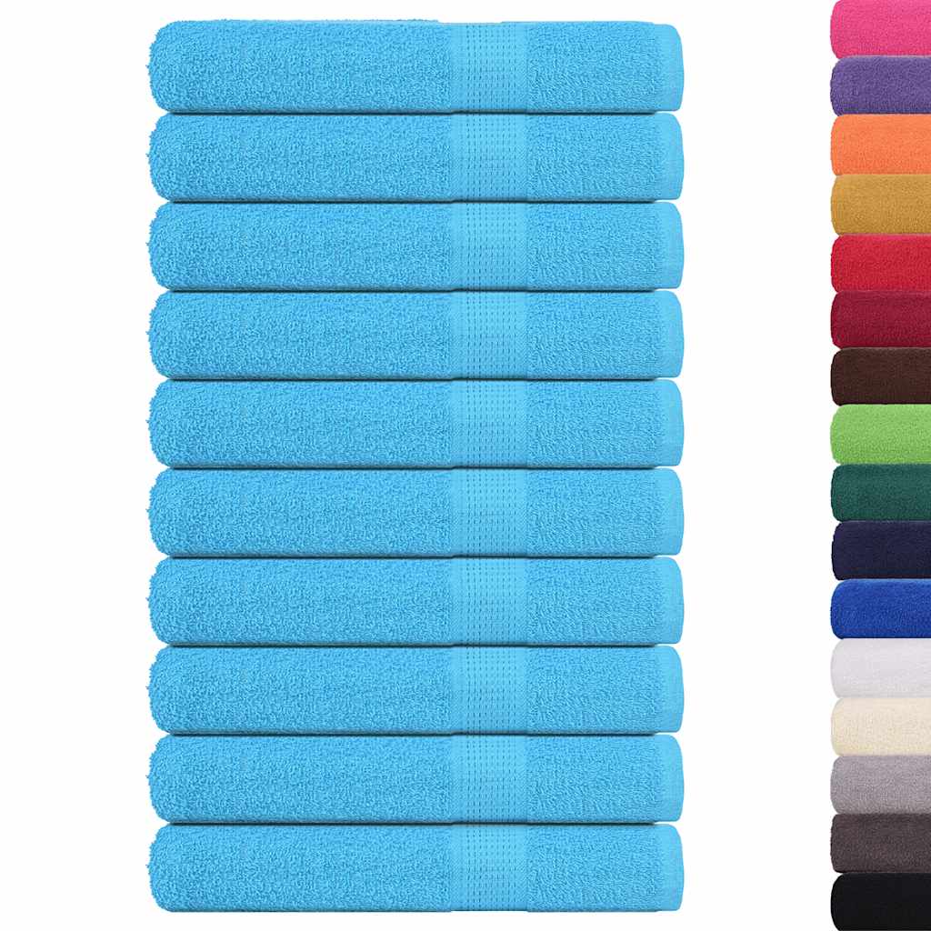 Sauna Towels "FROGN" 10 pcs Turquoise 80x200 cm 360 gsm
