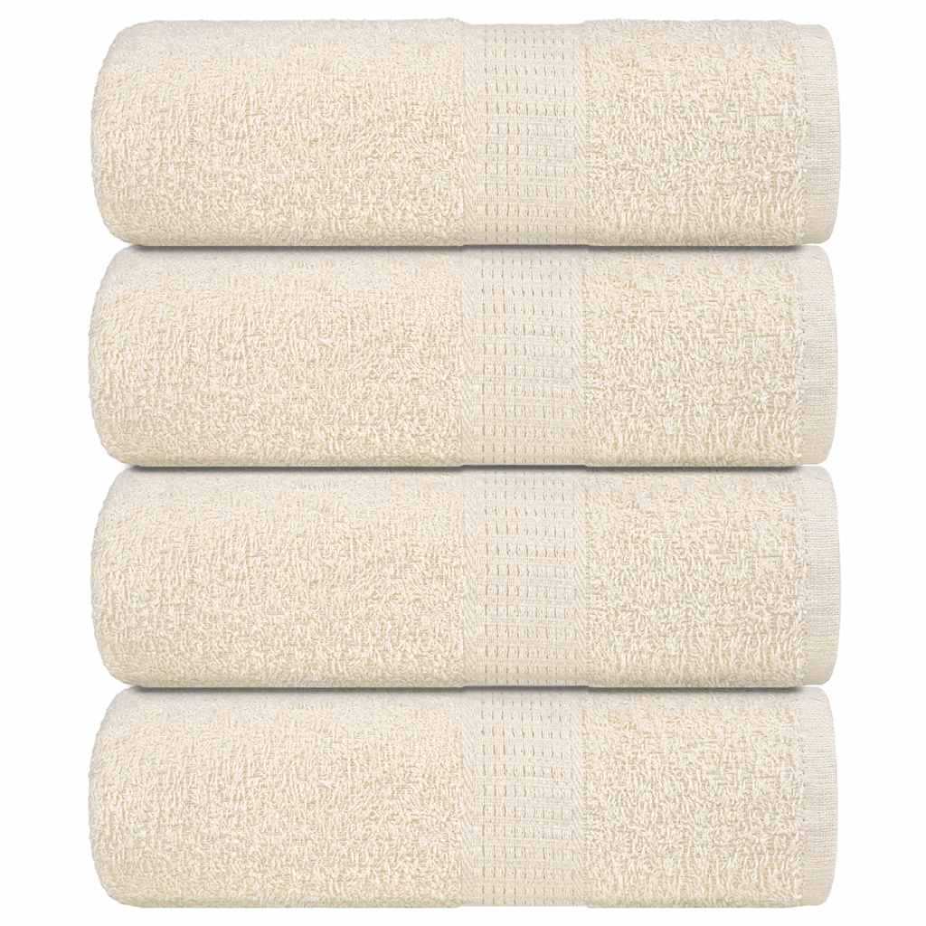 Wash Towels "FROGN" 4 pcs Cream 30x30 cm 360 gsm