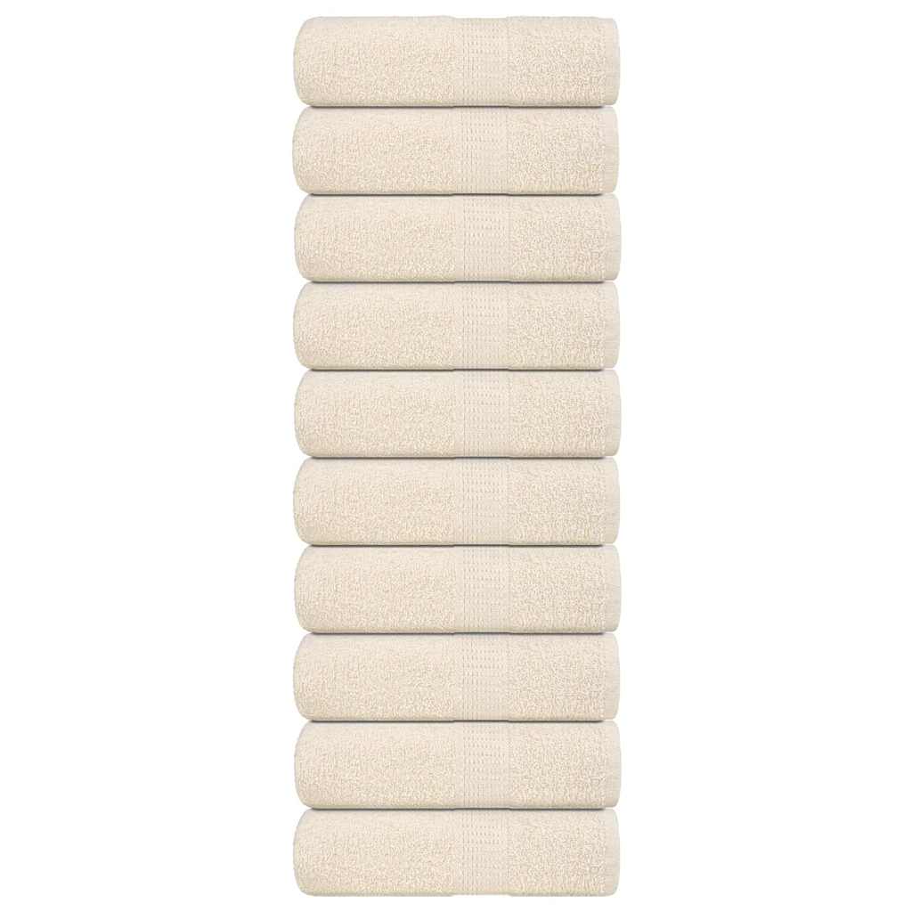 Wash Towels "FROGN" 10 pcs Cream 30x30 cm 360 gsm