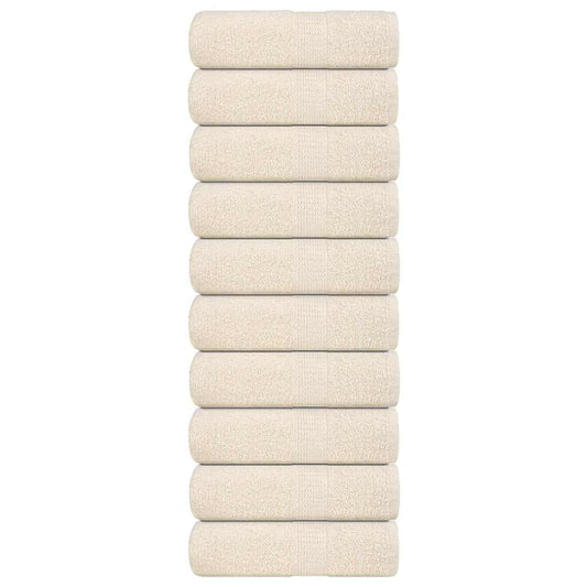 Wash Towels "FROGN" 10 pcs Cream 30x30 cm 360 gsm