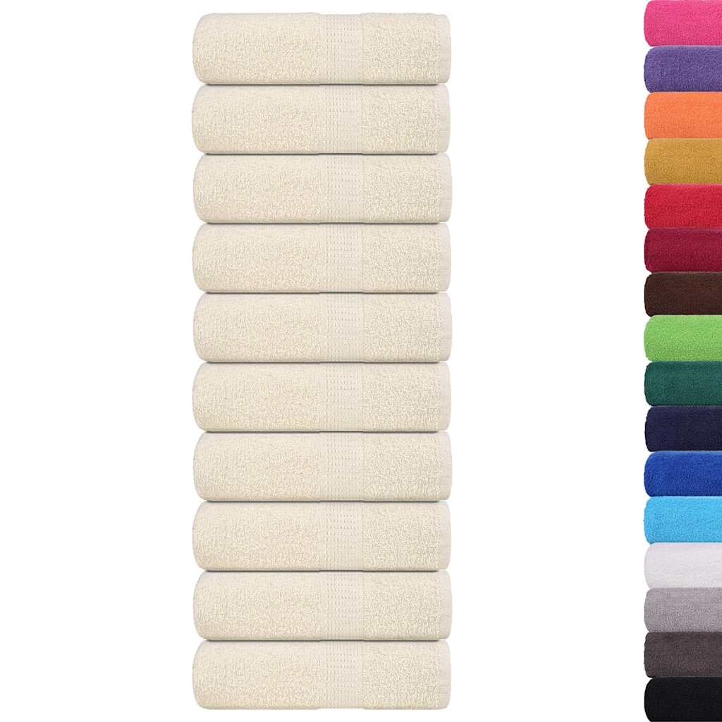 Wash Towels "FROGN" 10 pcs Cream 30x30 cm 360 gsm