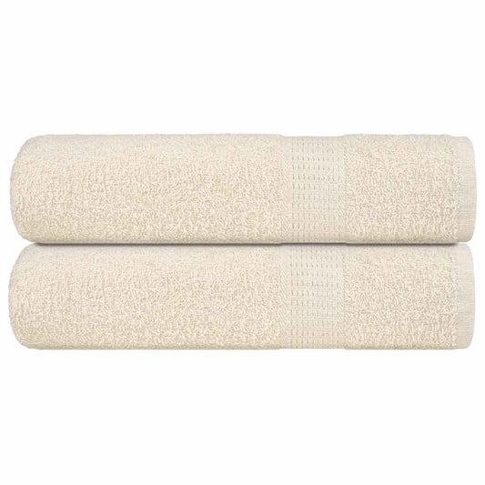 Hand Towels "FROGN" 2 pcs Cream 50x100 cm 360 gsm