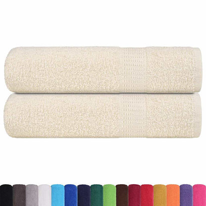 Shower Towels "FROGN" 2 pcs Cream 70x140 cm 360 gsm