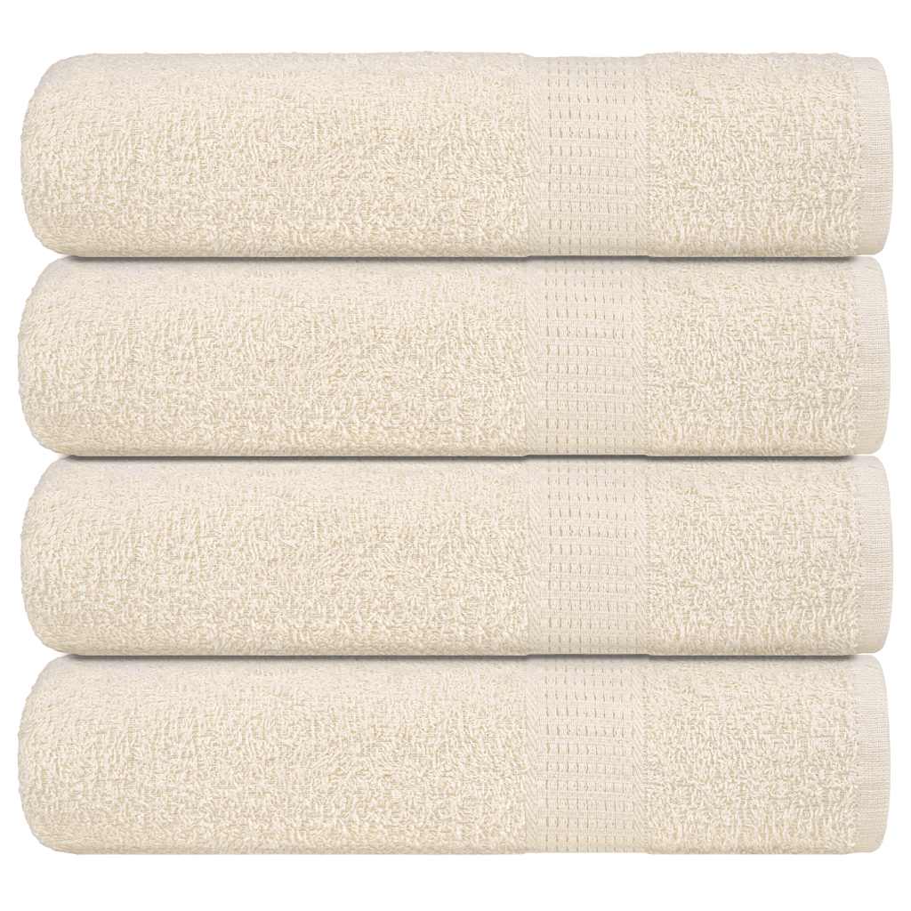 Shower Towels "FROGN" 4 pcs Cream 70x140 cm 360 gsm