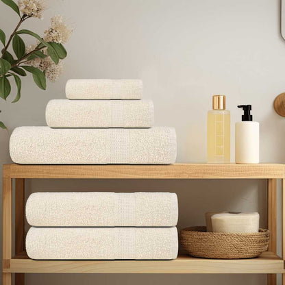 Shower Towels "FROGN" 4 pcs Cream 70x140 cm 360 gsm