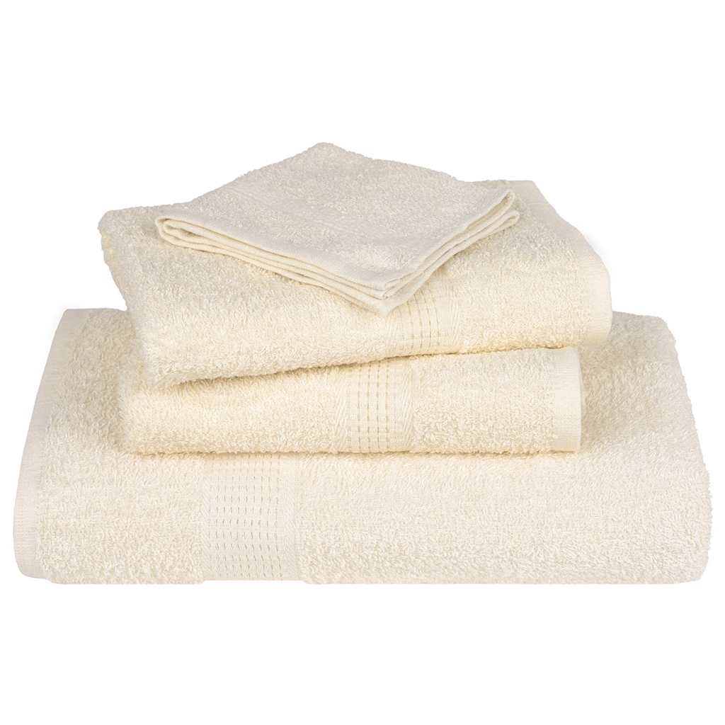 Shower Towels "FROGN" 4 pcs Cream 70x140 cm 360 gsm
