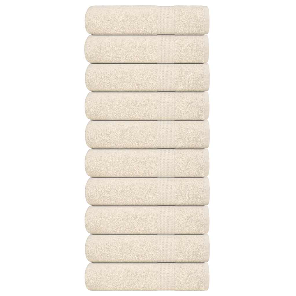Shower Towels "FROGN" 10 pcs Cream 70x140 cm 360 gsm