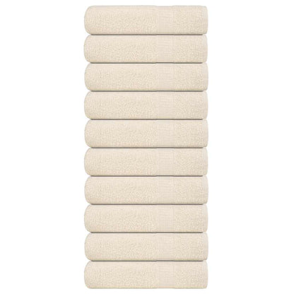 Shower Towels "FROGN" 10 pcs Cream 70x140 cm 360 gsm