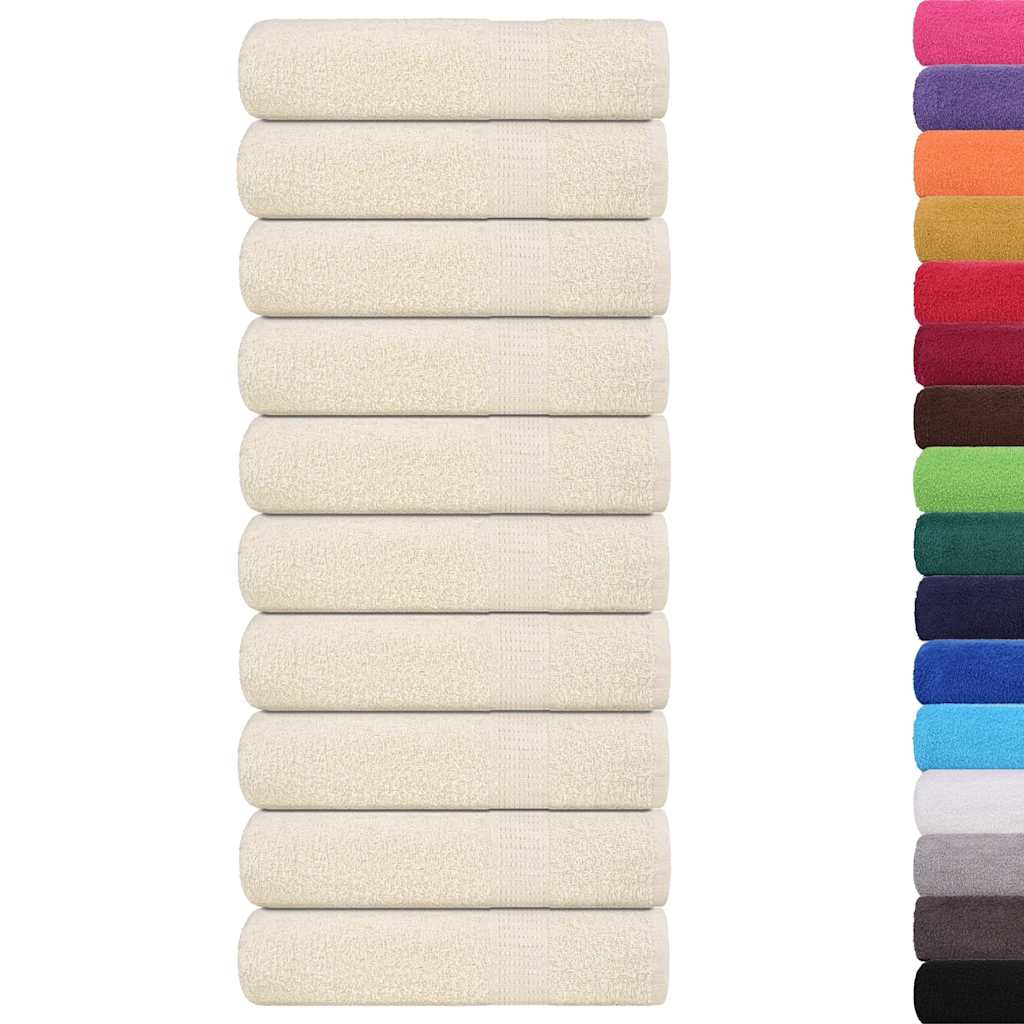 Shower Towels "FROGN" 10 pcs Cream 70x140 cm 360 gsm