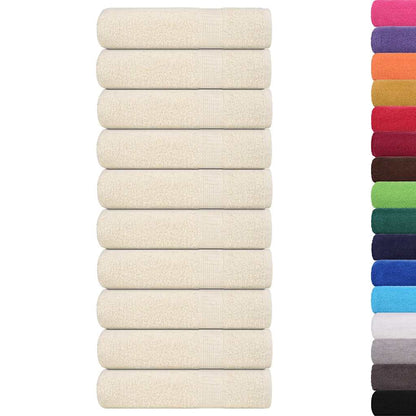 Shower Towels "FROGN" 10 pcs Cream 70x140 cm 360 gsm