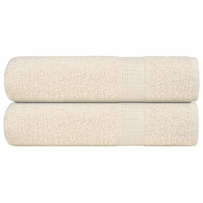 Bath Towels "FROGN" 2 pcs Cream 100x150 cm 360 gsm