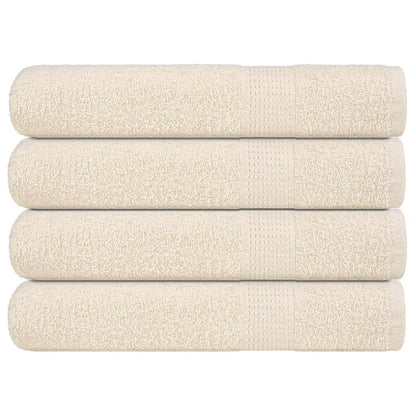 Sauna Towels "FROGN" 4 pcs Cream 80x200 cm 360 gsm