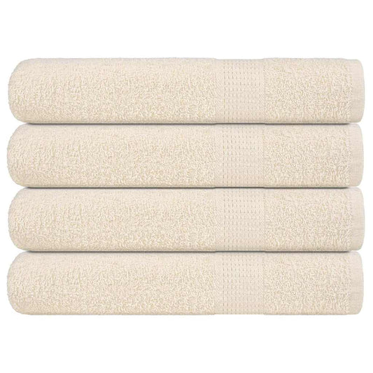Sauna Towels "FROGN" 4 pcs Cream 80x200 cm 360 gsm